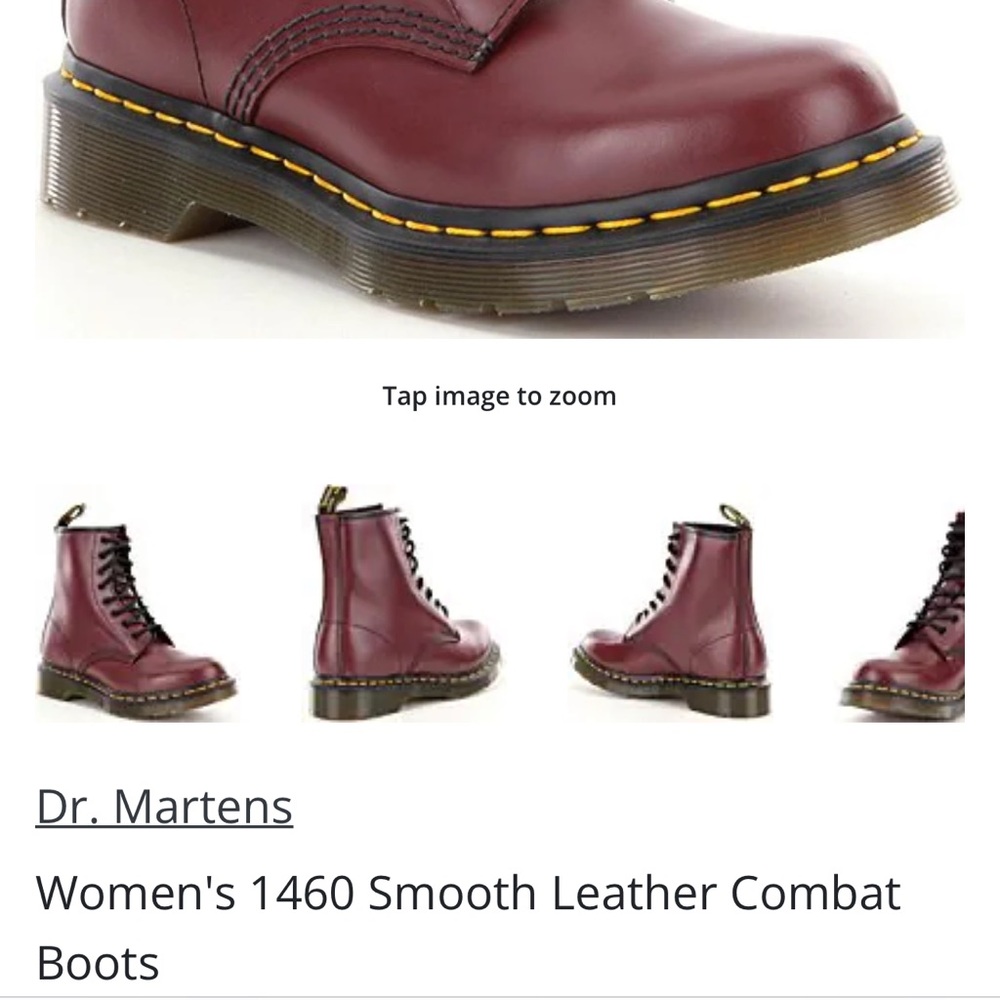 Dr Marten Maroon Boots Size 7